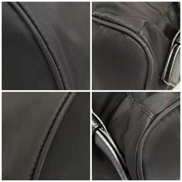 Auth PRADA - Black Nylon Leather Backpack - Picture 14 of 14